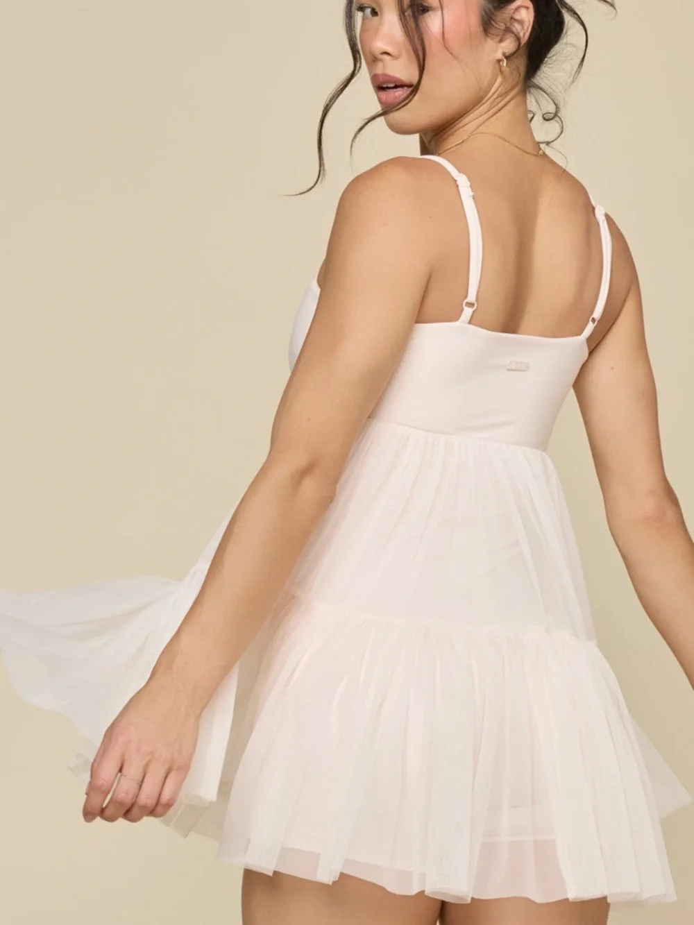 NWT POPFLEX Pirouette Babydoll Dress Tutu Pink Tulle Sz Small - Picture 2 of 9
